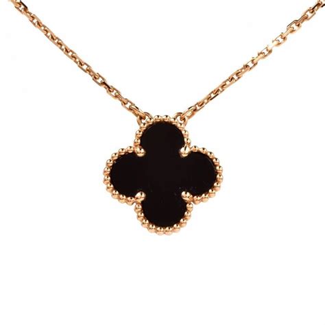 van cleef and arpels replica alhambra necklace|four leaf clover expensive necklace.